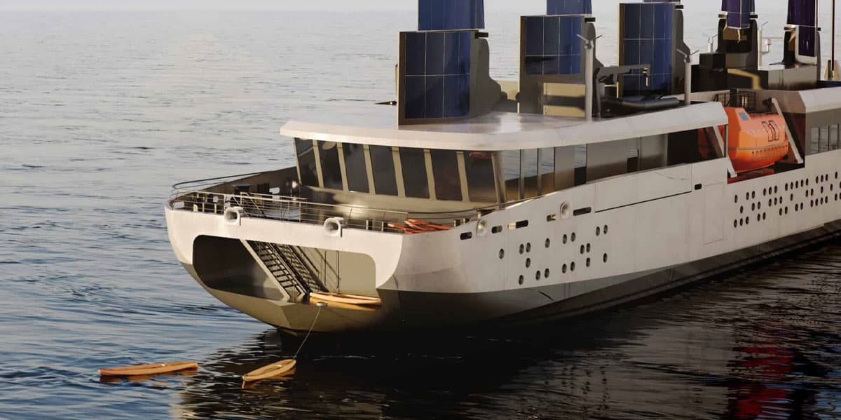 Rear view of the Captain Arctic